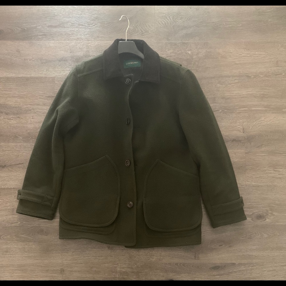 Jcrew wool barn coat